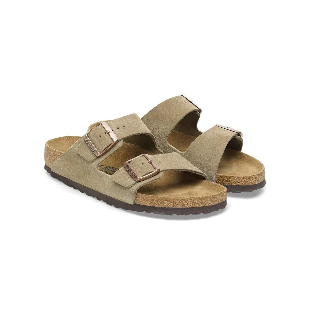 '- ["Birkenstock","Ciabatte","Donna","PE25","Scarpe","Unisex","Uomo"] - Birkenstock Arizona Taupe Suede Leather - Lupis SRL