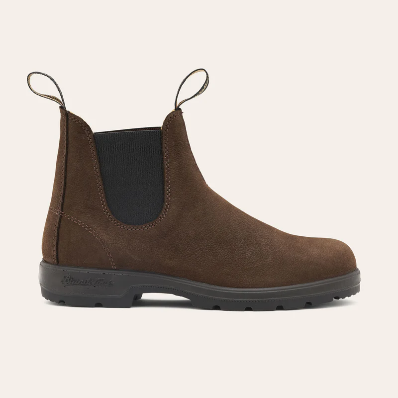 '- ["Blundstone","Donna","Scarpe","Stivaletti","Uomo"] - Blundstone 1606 Dr Pu/Tpu Lined Elastic Sided V Cut Brown Pebble - Lupis SRL