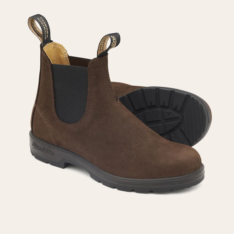 '- ["Blundstone","Donna","Scarpe","Stivaletti","Uomo"] - Blundstone 1606 Dr Pu/Tpu Lined Elastic Sided V Cut Brown Pebble - Lupis SRL