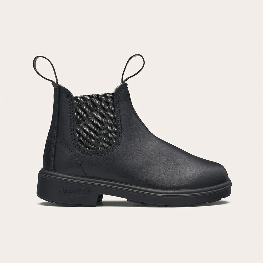 '- ["Blundstone","Kids","Scarpe","Stivaletti"] - Blundstone 2096 Nero Glitter Kids Elastic Sided Boot Silver Glitter - Lupis SRL