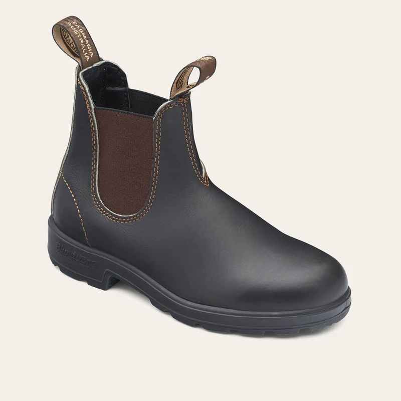'- ["Blundstone","Donna","Scarpe","Stivaletti"] - Blundstone 500 Elastic Sided Boot Brown - Lupis SRL