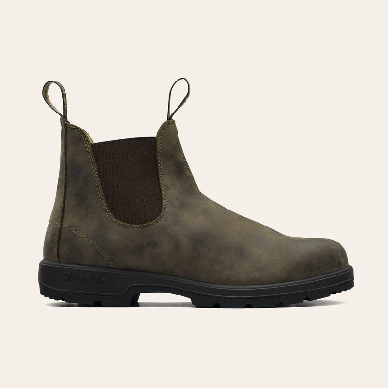'- ["Blundstone","Donna","Scarpe","Stivaletti","Unisex","Uomo"] - Blundstone 585 Elastic Sided Boot Rustic Brown - Lupis SRL