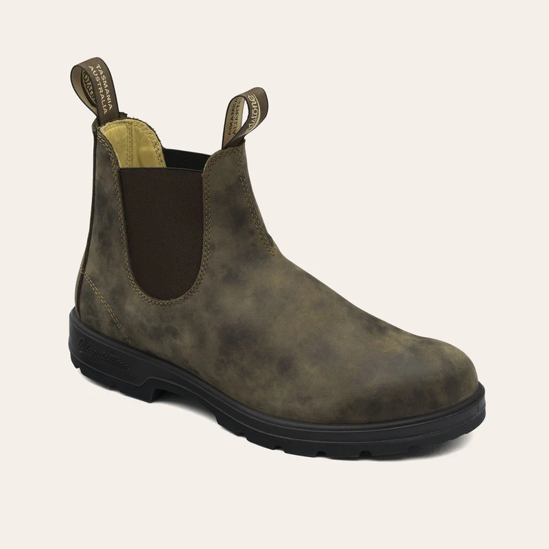 '- ["Blundstone","Donna","Scarpe","Stivaletti","Unisex","Uomo"] - Blundstone 585 Elastic Sided Boot Rustic Brown - Lupis SRL