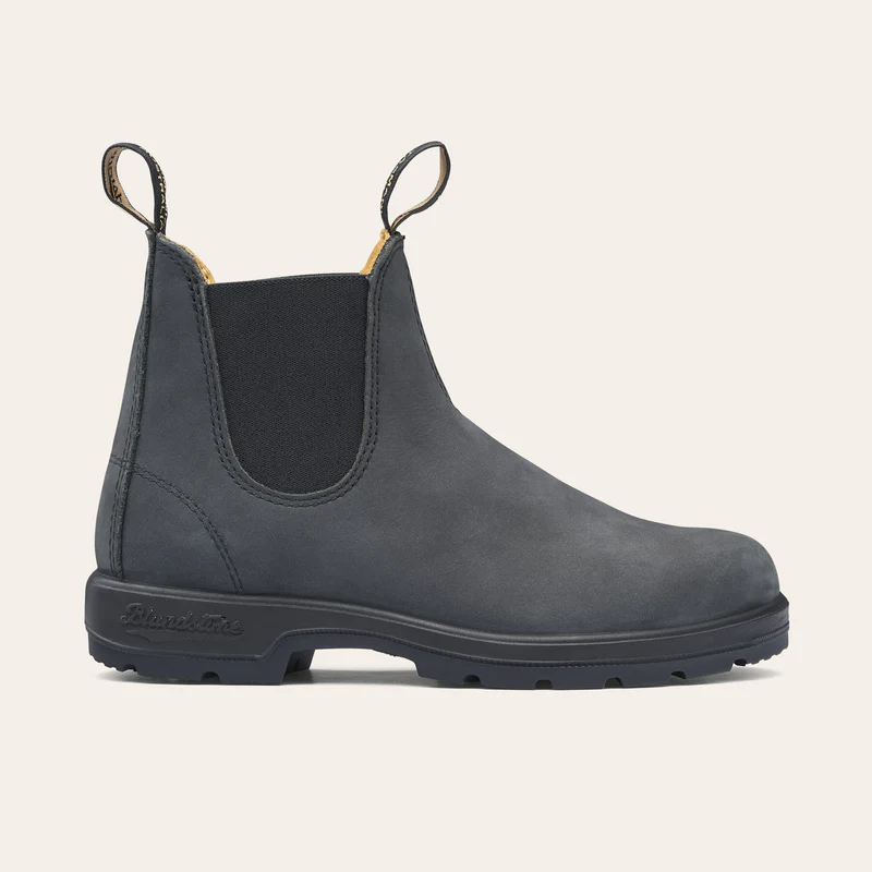 '- ["Blundstone","Donna","Nuovo","Scarpe","Stivaletti","Ultima Taglia"] - Blundstone 587 Elastic Sided Boot Black Rustic - Lupis SRL