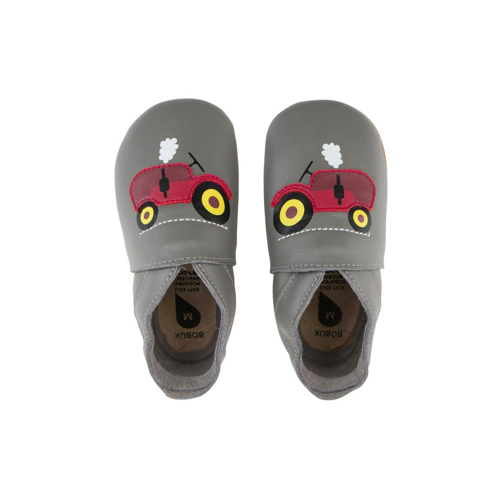 '- ["Bobux","Infant","Kids","Pantofole","Scarpe","Soft Sole","Toddler"] - Bobux SS Tractor Grey - Lupis SRL