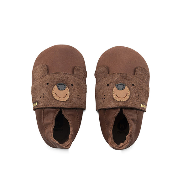 Bobux Soft Sole Papa Bear Toffee