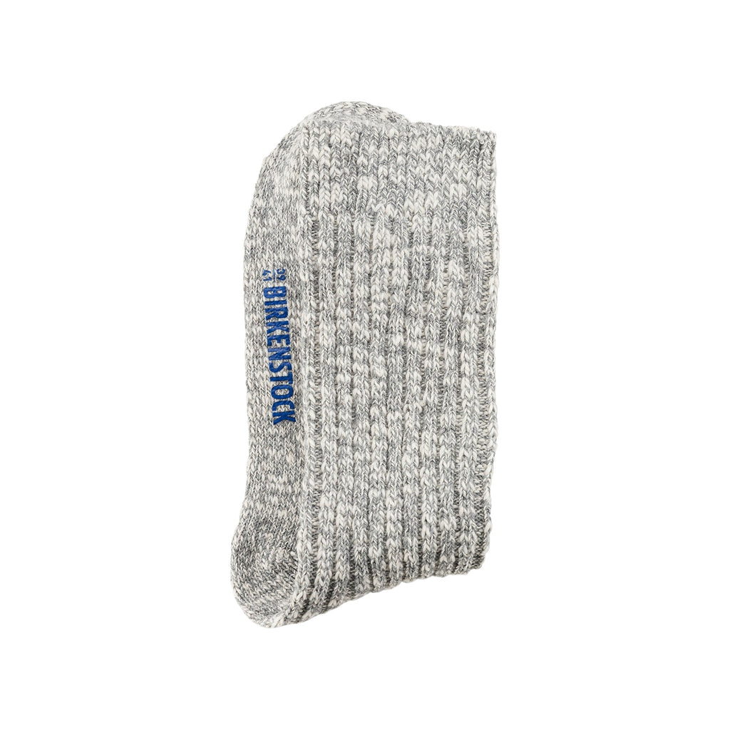 '- ["Accessori","Birkenstock","Calze","Donna","FW25"] - Calze Donna Birkenstock Cotton Slub Cotone Elastan Gray White 1008032 - Lupis SRL