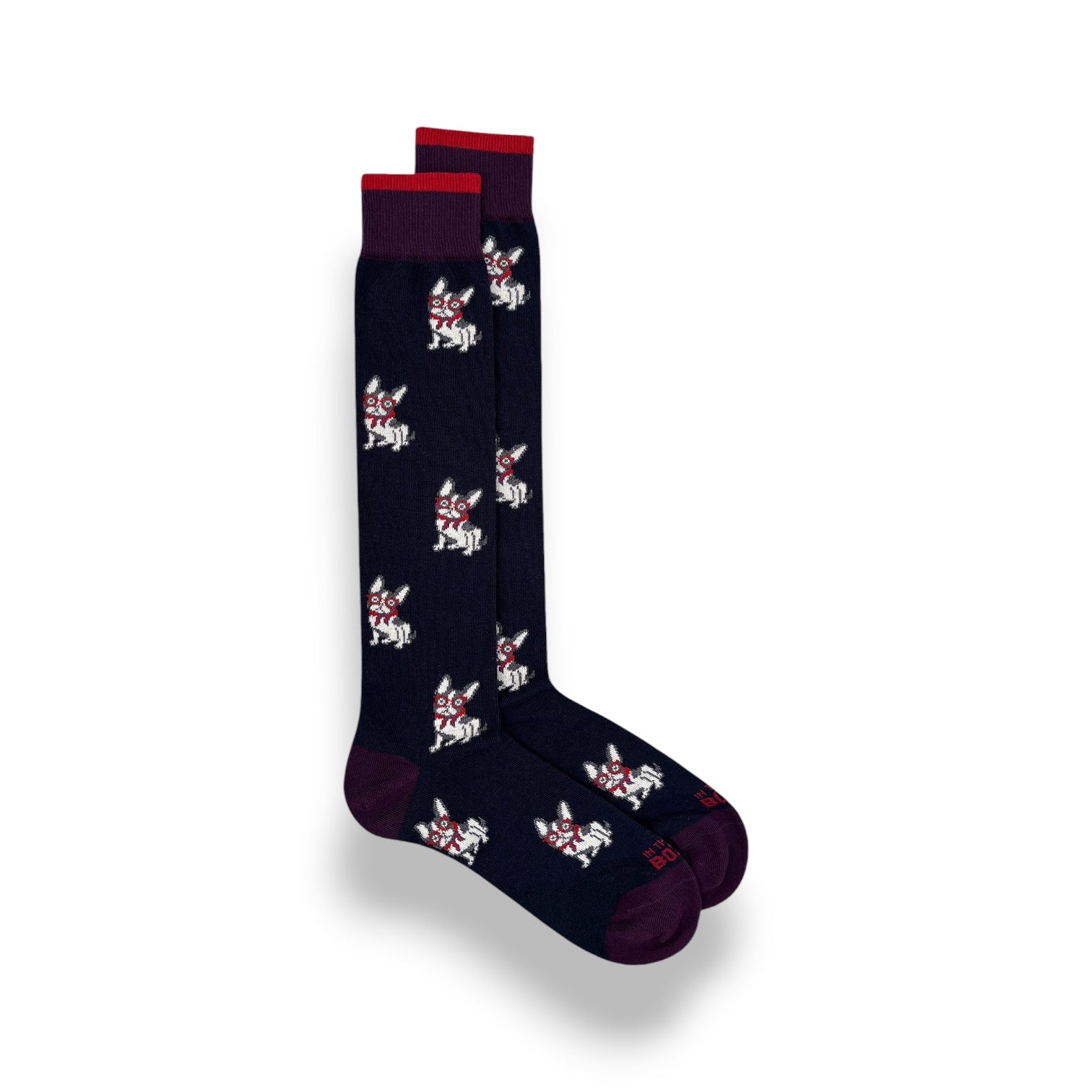 '- ["Abbigliamento","Accessori","Calze","Donna","FW25","In The Box","Unisex","Uomo"] - Calze In The Box French Bulldog Blu FW250073-0004 - Lupis SRL