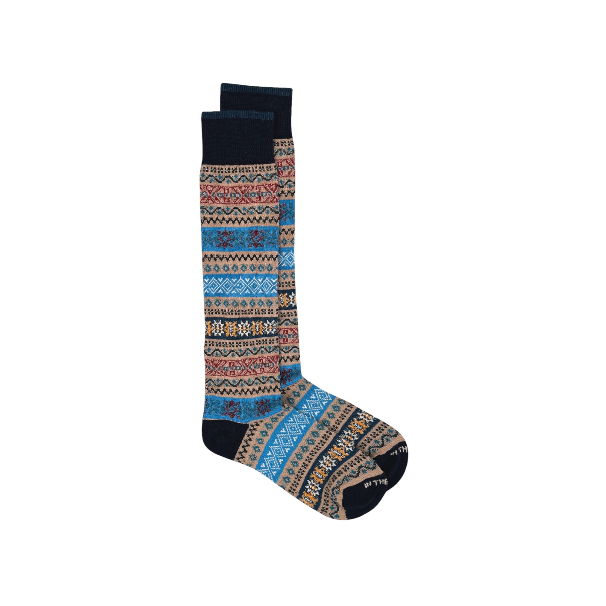 Socks In The Box Jacquard Beige FW250045A-0248