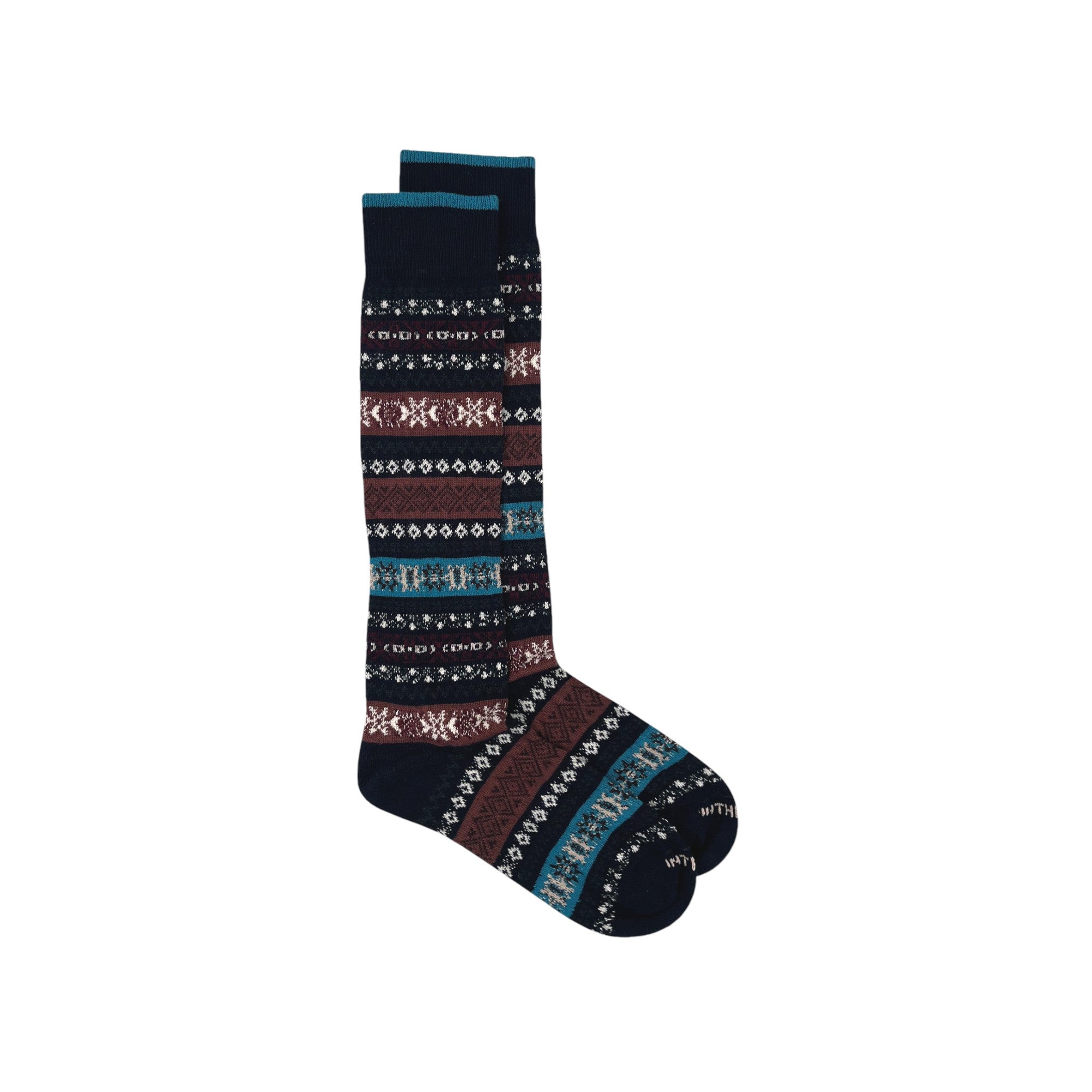 Calze In The Box Jaquard Blu FW250045A-0004