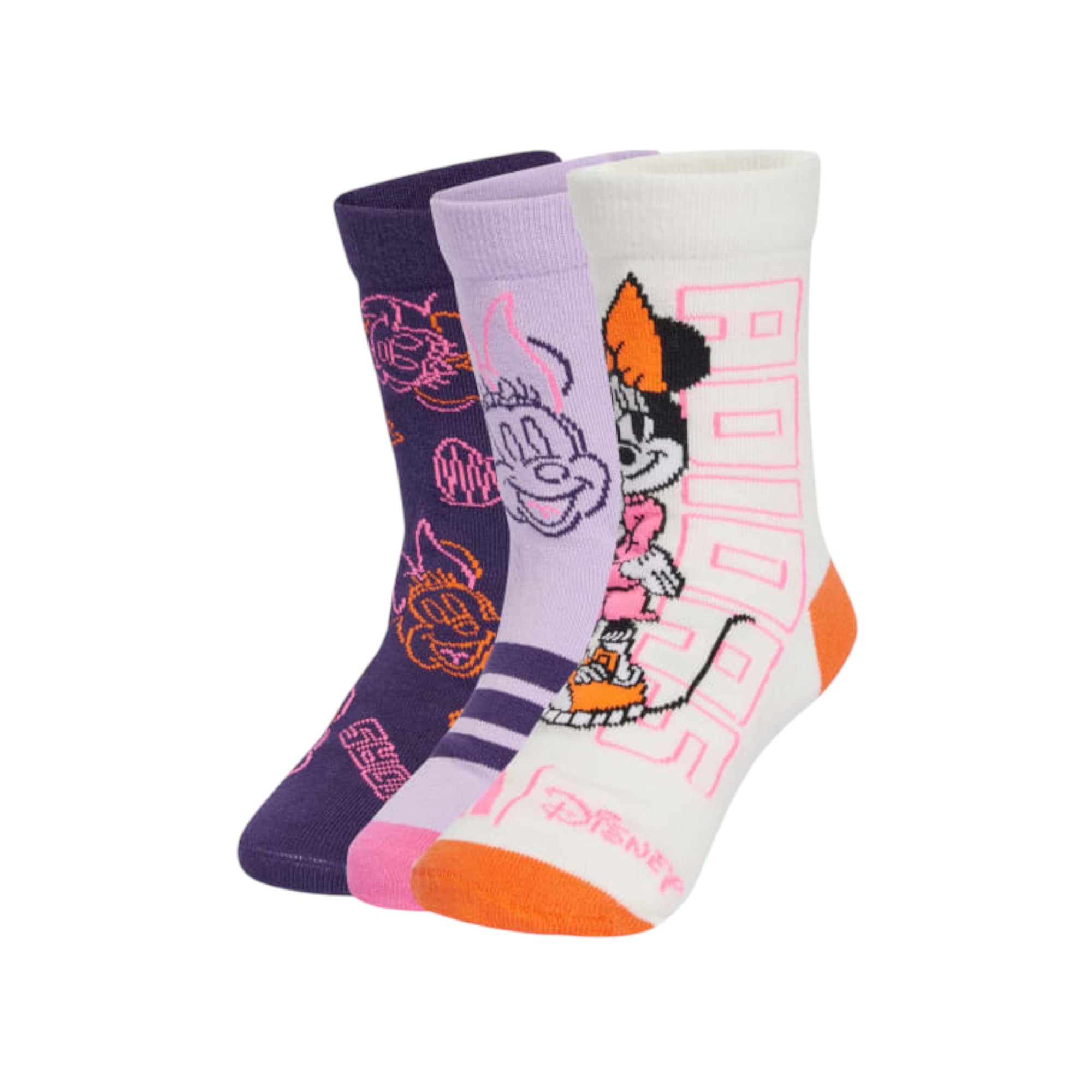 '- ["Accessori","Adidas","Calze","FW25","Kids","Unisex"] - Calze Unisex Adidas Disney Cotone Poliestere Elastan Multi JM1826 - Lupis SRL