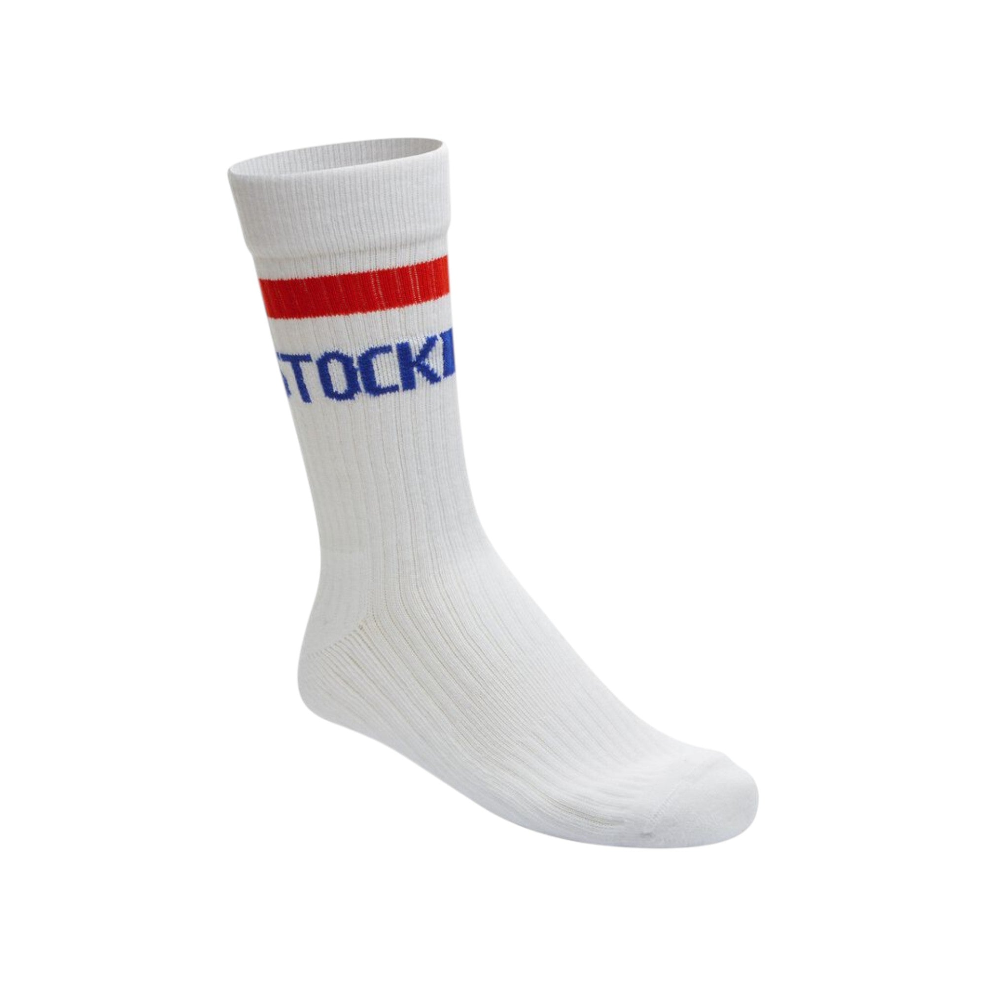 '- ["Accessori","Birkenstock","Calze","Donna","FW25","Unisex","Uomo"] - Calze Unisex Birkenstock Cotton Crew Stripe White Red 1026271 - Lupis SRL
