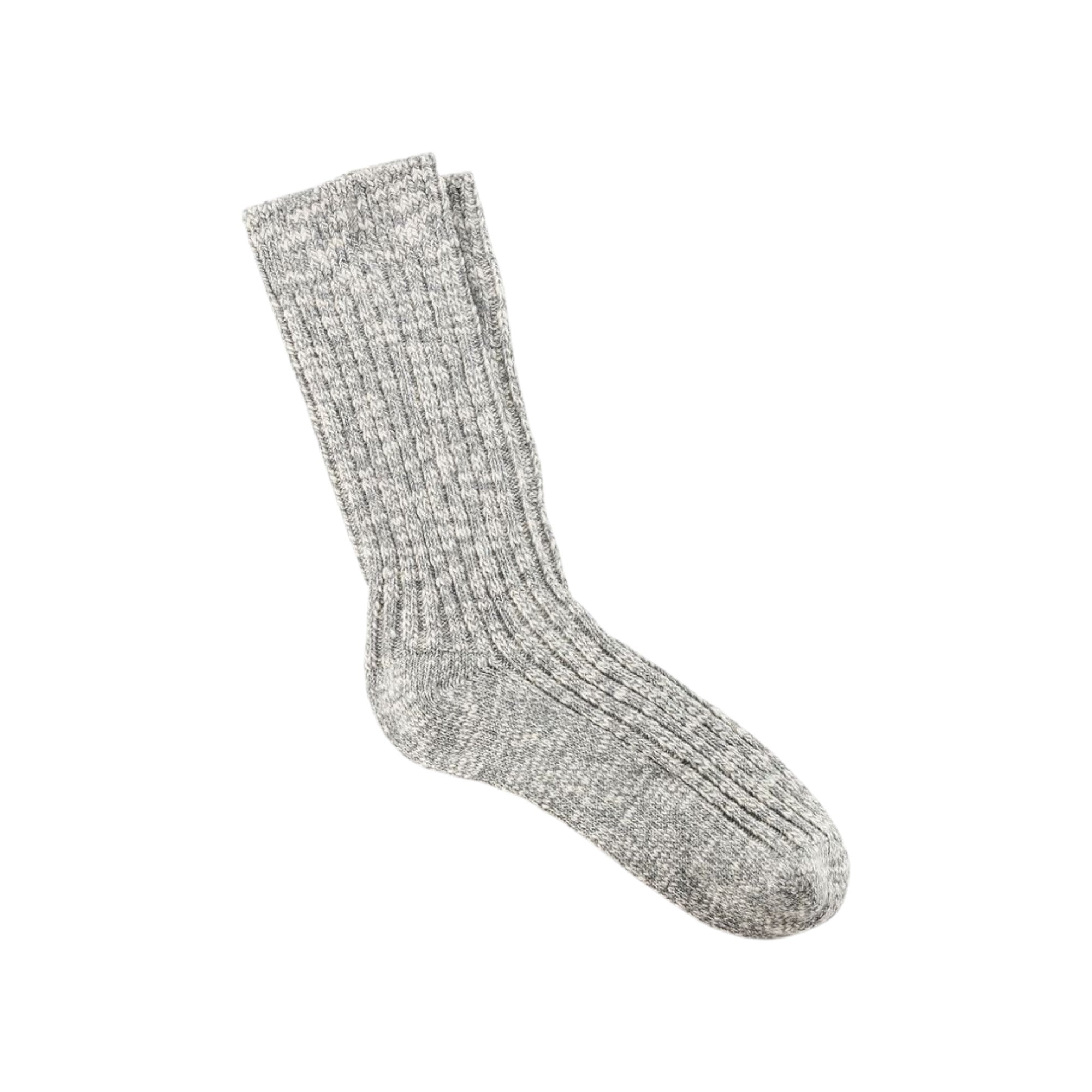 '- ["Accessori","Birkenstock","Calze","FW25","Uomo"] - Calze Uomo Birkenstock Cotton Slub Cotone Elastan Gray White 1008060 - Lupis SRL