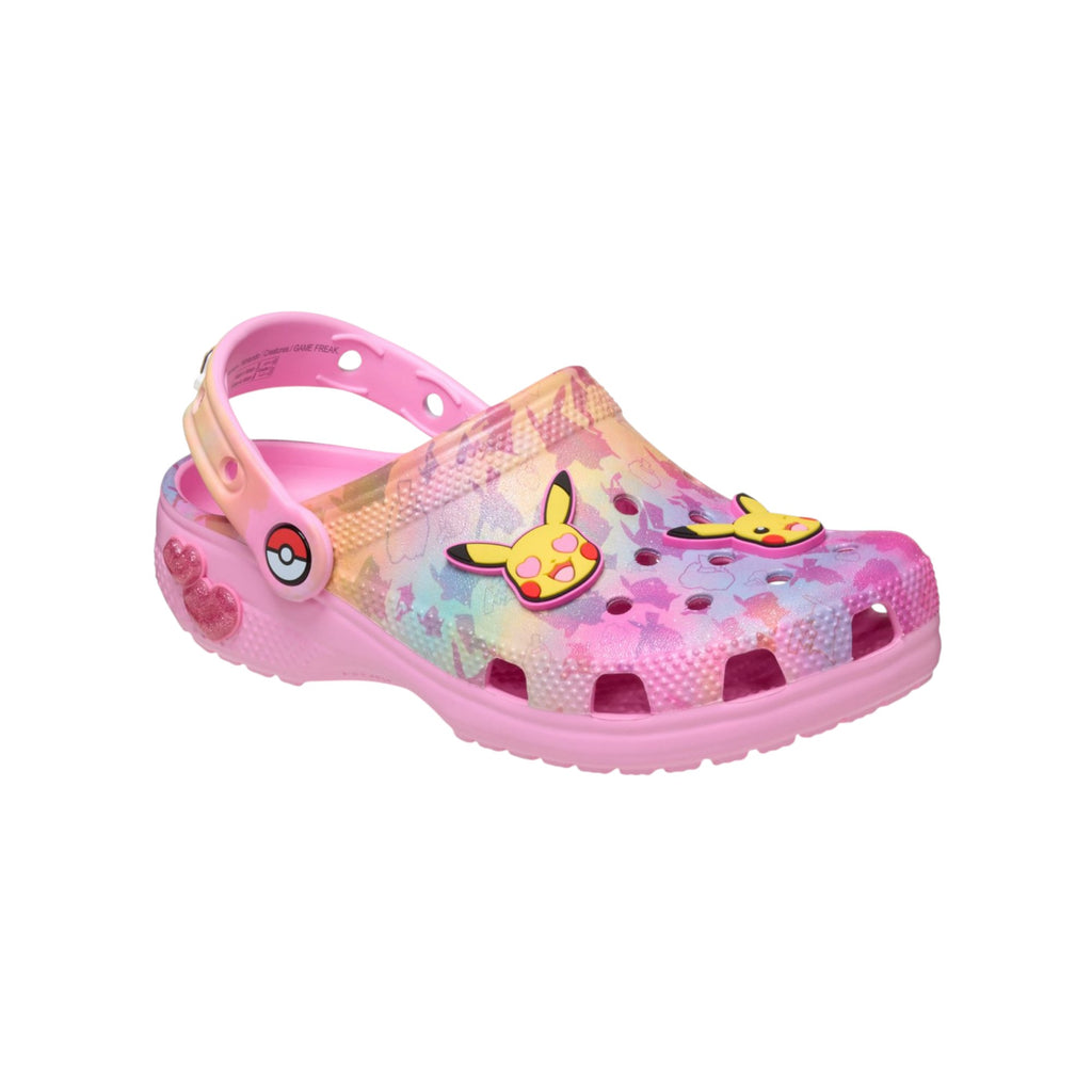 Ciabatte chiuse Kids Crocs Pikachu Pink Classic Clog K 211229-MLT