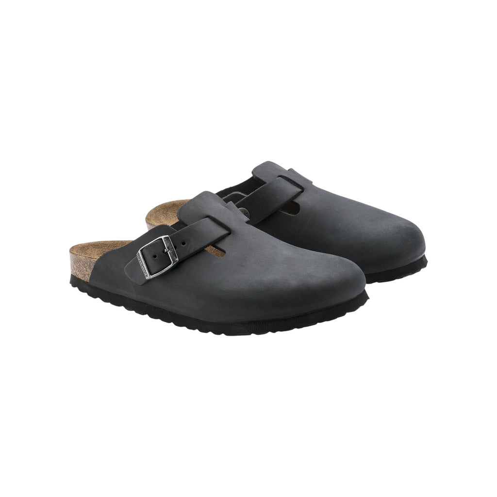 '- ["Birkenstock","Ciabatte chiuse","FW25","Scarpe","Uomo"] - Ciabatte chiuse Uomo Birkenstock Bosto Oiled Leather Nero 059463 - Lupis SRL