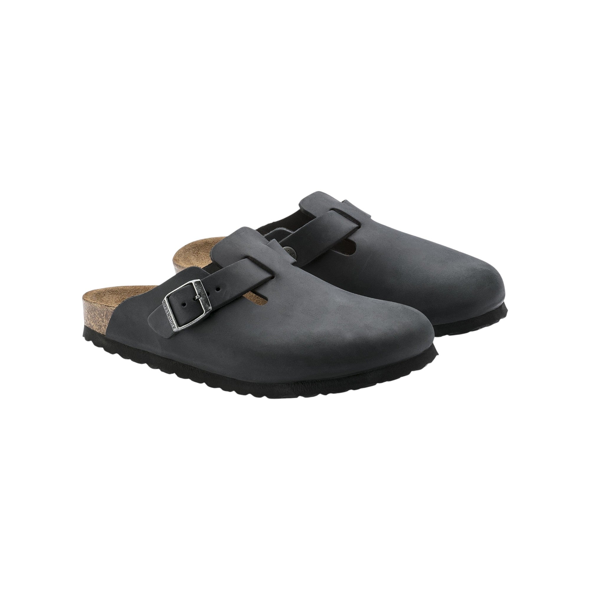 '- ["Birkenstock","Ciabatte chiuse","FW25","Scarpe","Uomo"] - Ciabatte chiuse Uomo Birkenstock Bosto Oiled Leather Nero 059463 - Lupis SRL