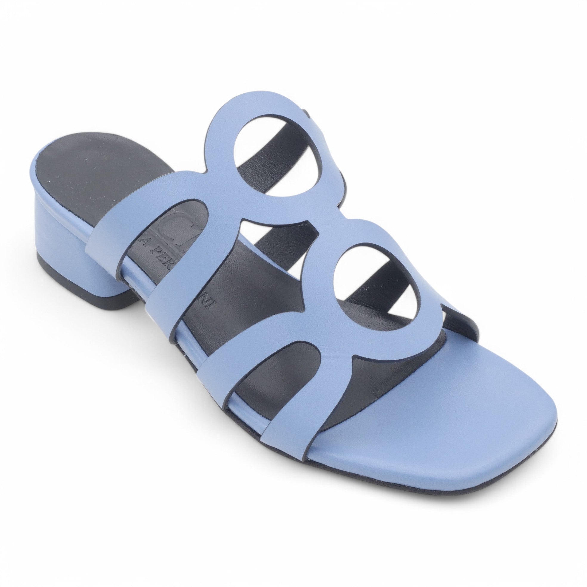 '- ["Artigianato","Donna","Kalos","PE25","Sandali Eleganti","Scarpe"] - Ciabatte da Donna Kalos Vitello Jeans T.35 KA2514 - Lupis SRL