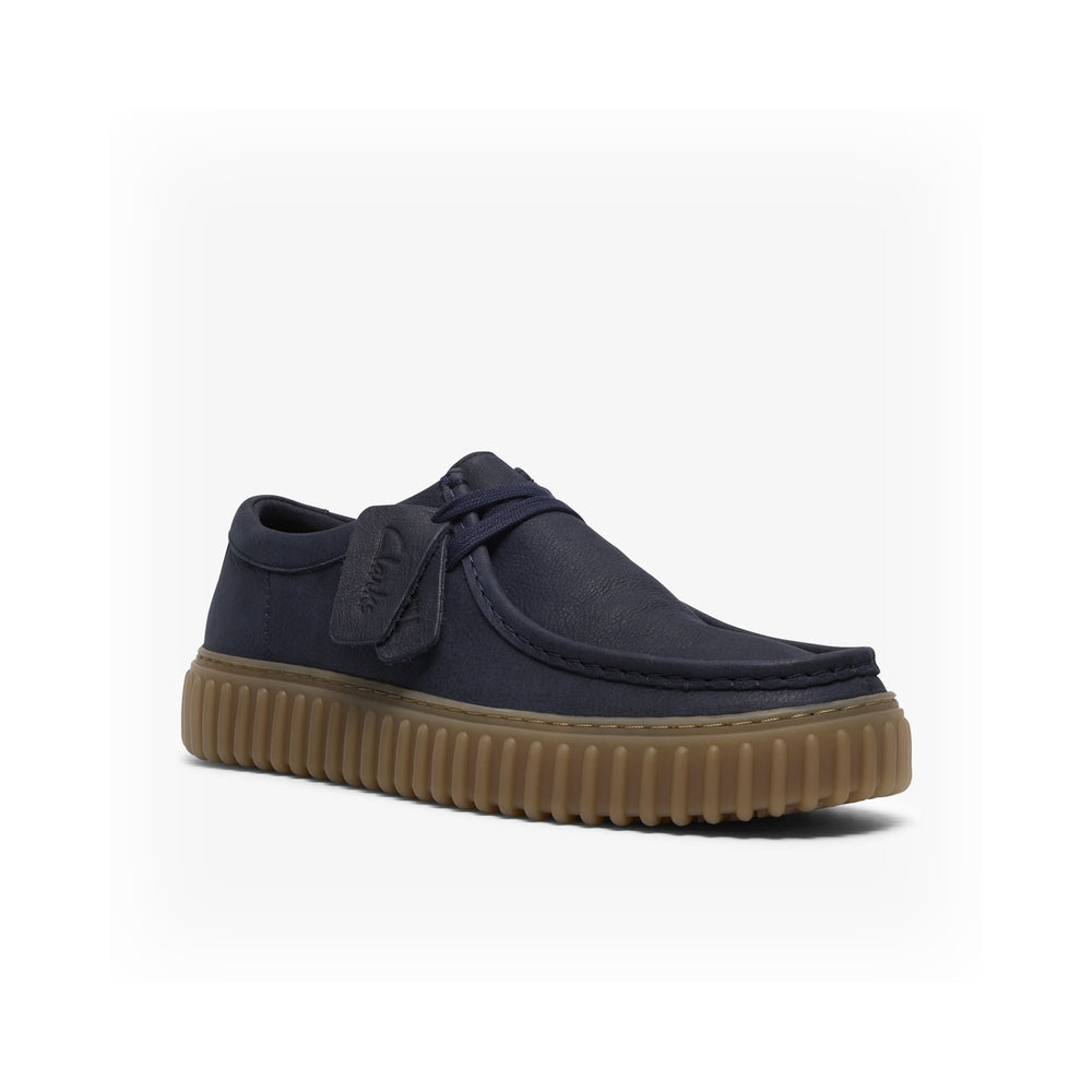 Clarks Scarpe Sportive Uomo Torhill Lo Navy Leather 26186159