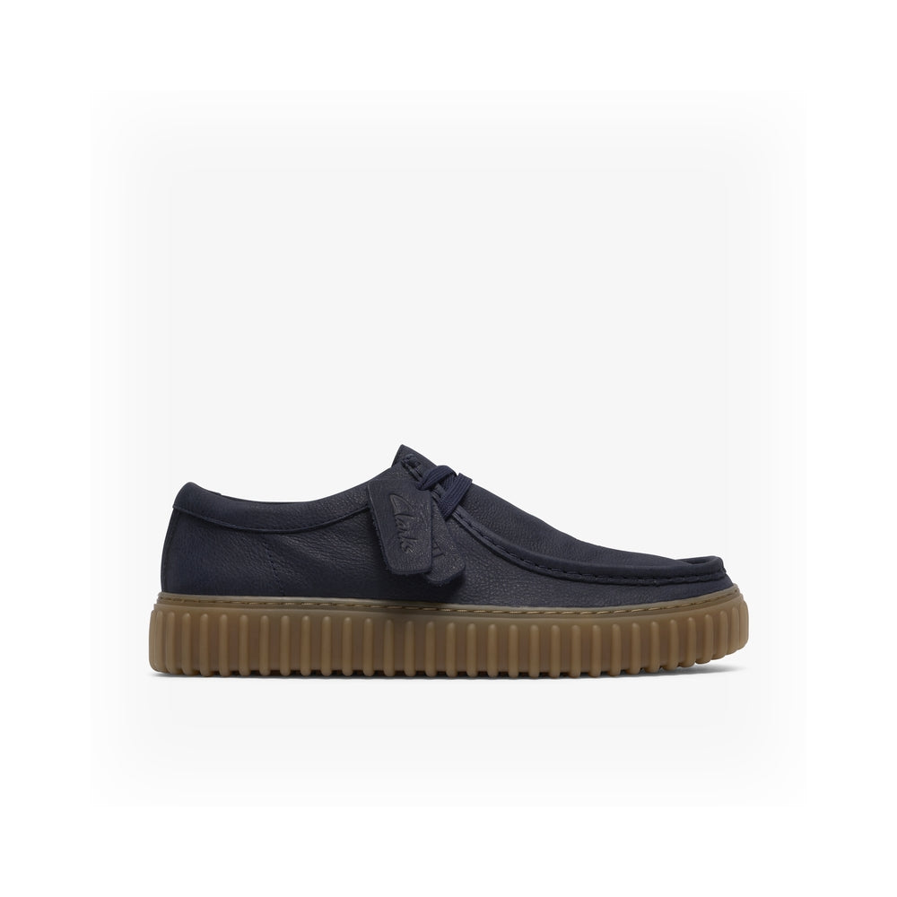 Clarks Scarpe Sportive Uomo Torhill Lo Navy Leather 26186159