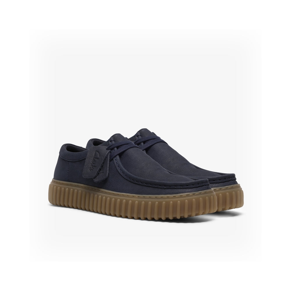Clarks Scarpe Sportive Uomo Torhill Lo Navy Leather 26186159