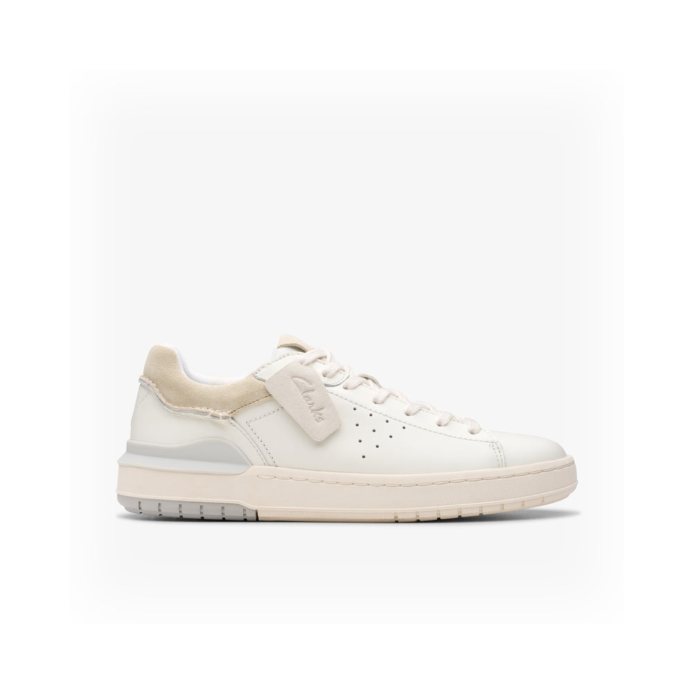 Clarks Sneakers Uomo Courtlite2 Run White Leather 26181325
