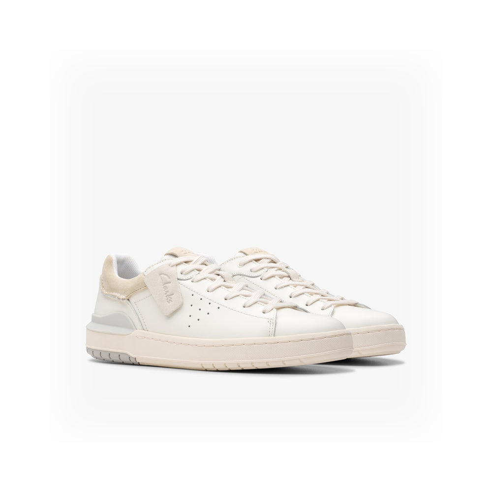 Clarks Sneakers Uomo Courtlite2 Run White Leather 26181325