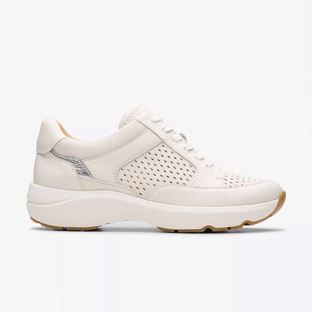 '- ["Clarks","Donna","PE25","Scarpe","Scarpe sportive"] - Clarks Tivoli Walk Off White Combi 181361 - Lupis SRL