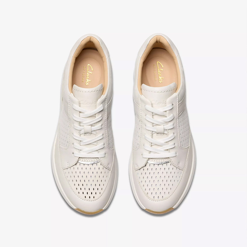 '- ["Clarks","Donna","PE25","Scarpe","Scarpe sportive"] - Clarks Tivoli Walk Off White Combi 181361 - Lupis SRL