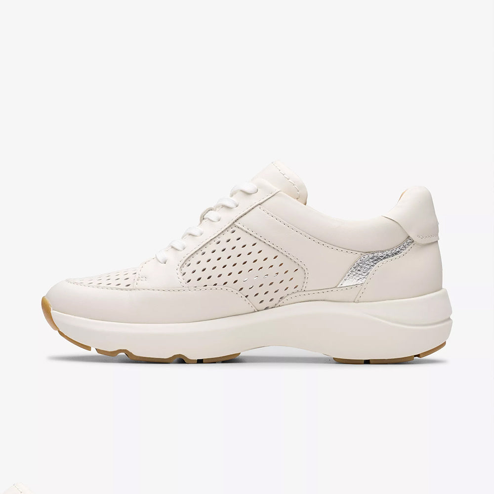 '- ["Clarks","Donna","PE25","Scarpe","Scarpe sportive"] - Clarks Tivoli Walk Off White Combi 181361 - Lupis SRL