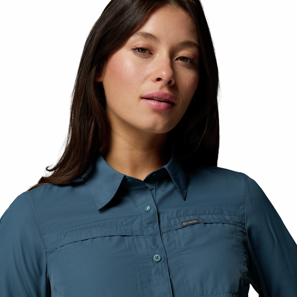 Columbia Sportswear Camicia Donna Silver Ridge 3.0 Eur Ls Everblue 2057661