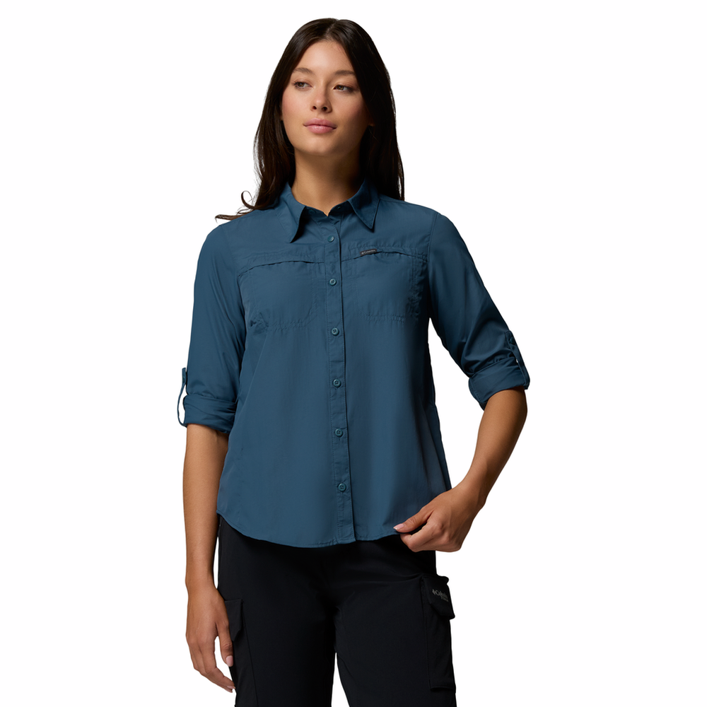 Columbia Sportswear Camicia Donna Silver Ridge 3.0 Eur Ls Everblue 2057661