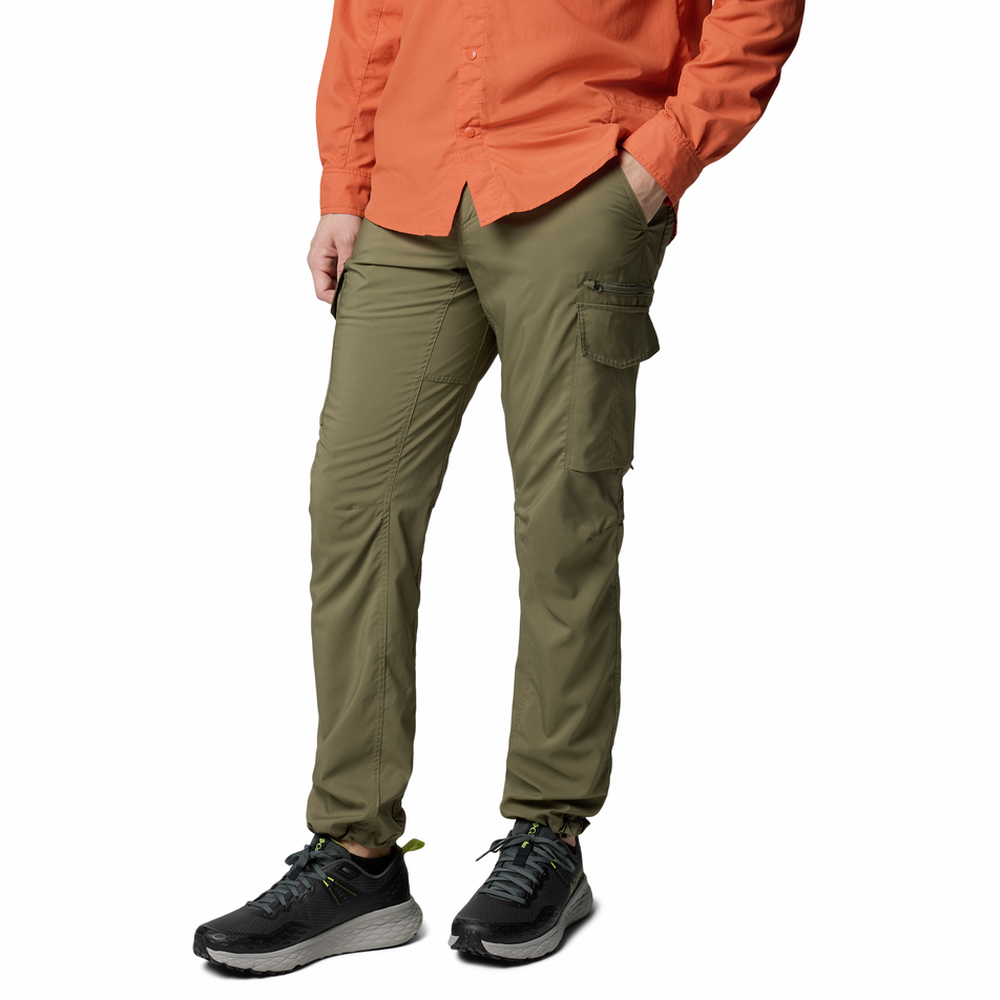 Columbia Sportswear Pantaloni Uomo Skien Valley Cargo Pant Stone Green 2123354