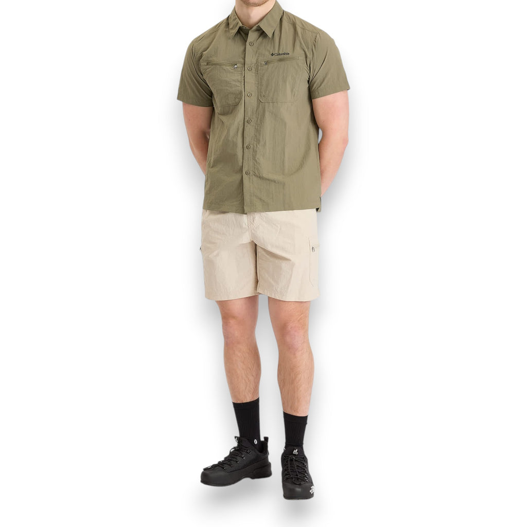 Columbia Men's Mountaindale SS Shirt Stone Green