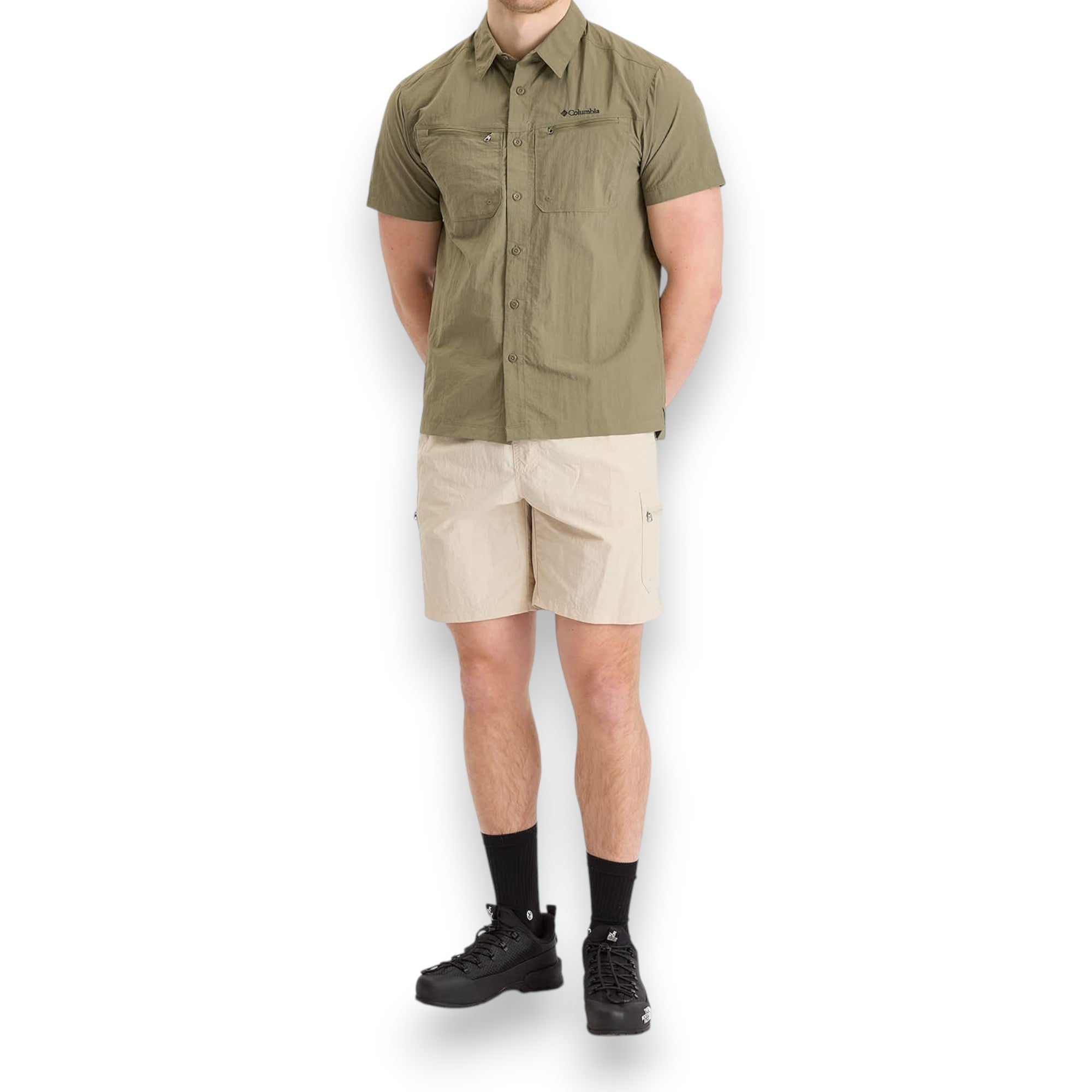 Columbia Men's Mountaindale SS Shirt Stone Green
