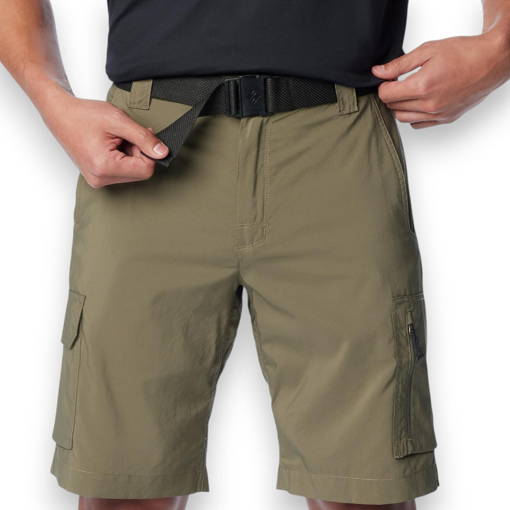Columbia Men's Silver Ridge Utility Cargo Short Stone Green