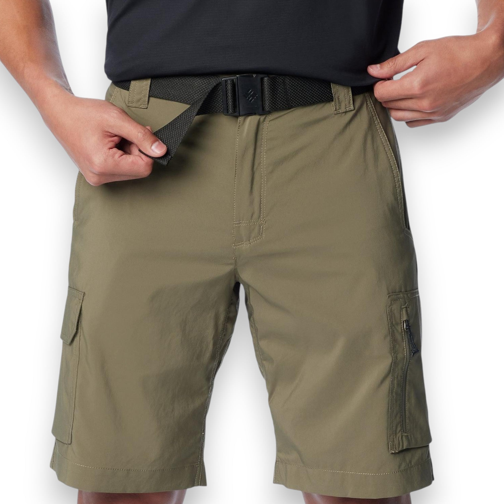 Columbia Men's Silver Ridge Utility Cargo Short Stone Green