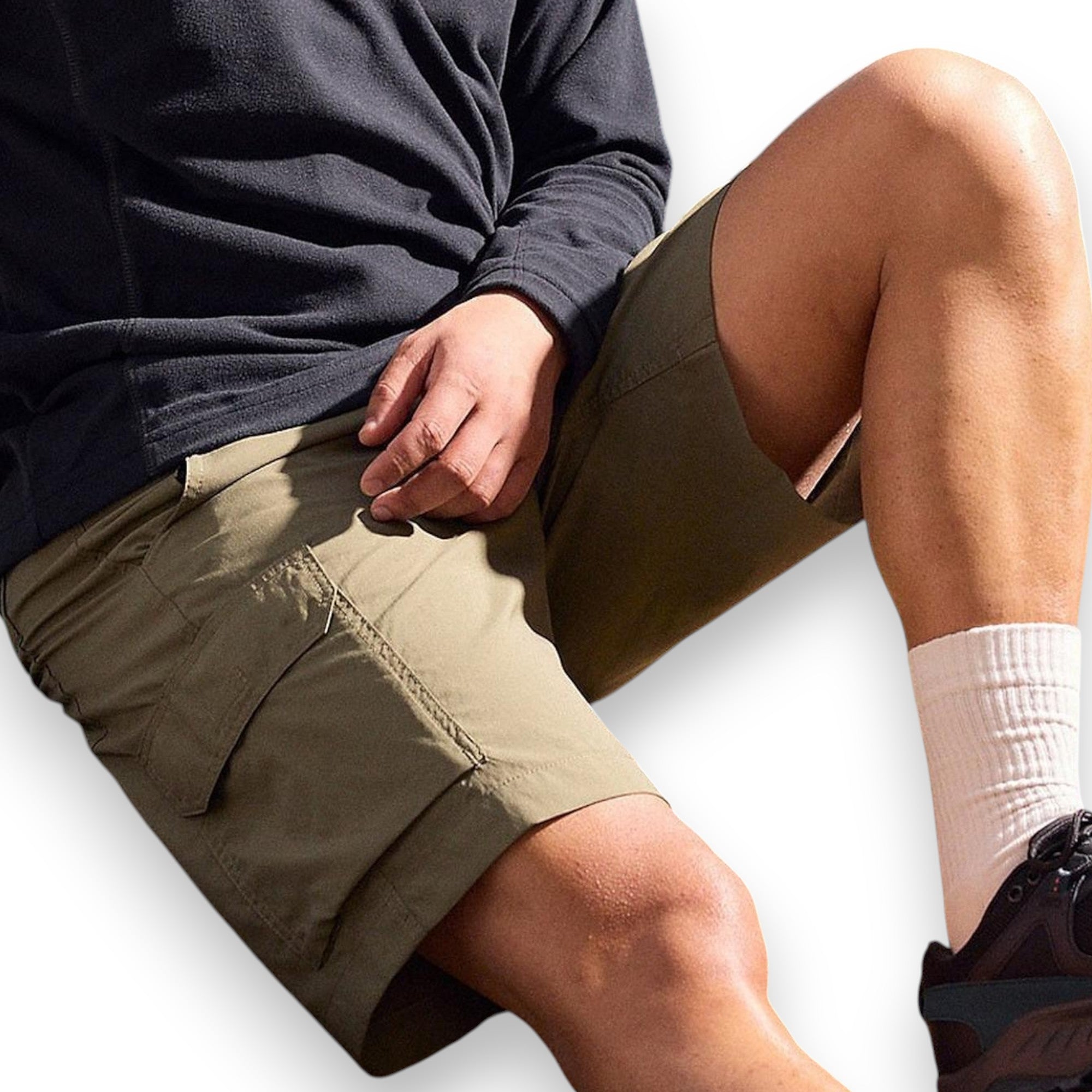 Columbia Men's Silver Ridge Utility Cargo Short Stone Green