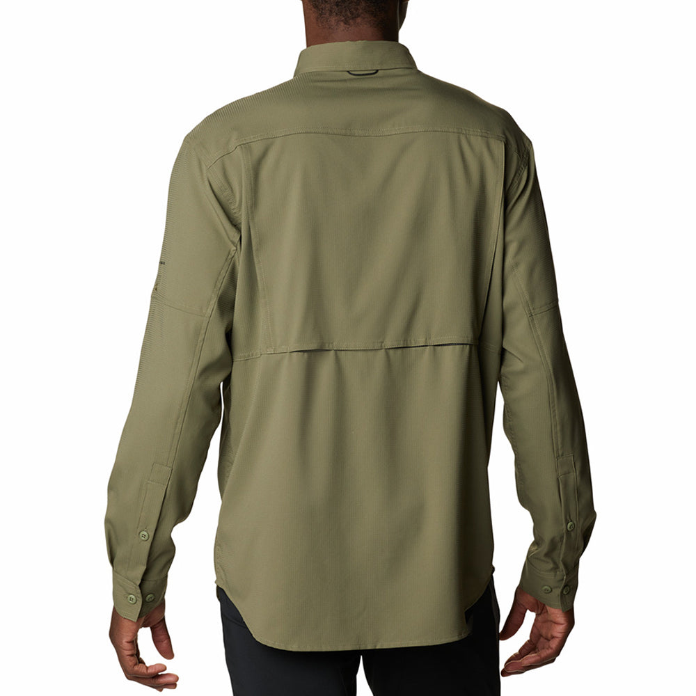 '- ["Abbigliamento","Columbia Sportswear","PE25","T-Shirt","Uomo"] - Columbia Men's Silver Ridge Utility Lite Long Sleeve Stone Green - Lupis SRL