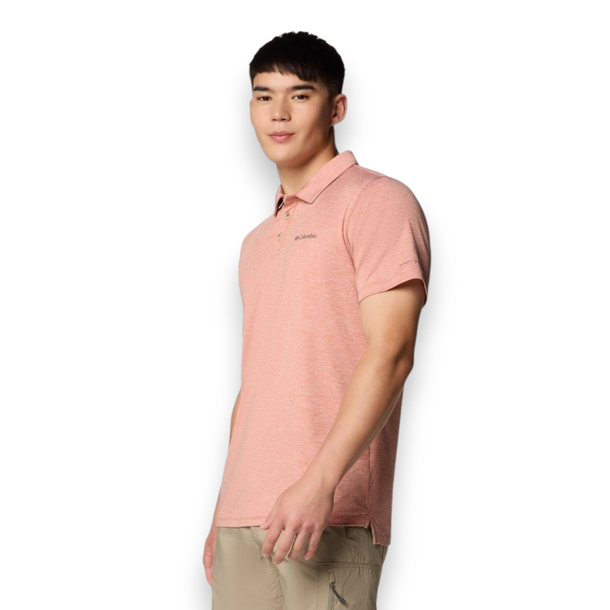 Columbia Men's Tech Trail Utility Polo Tuscan Heather