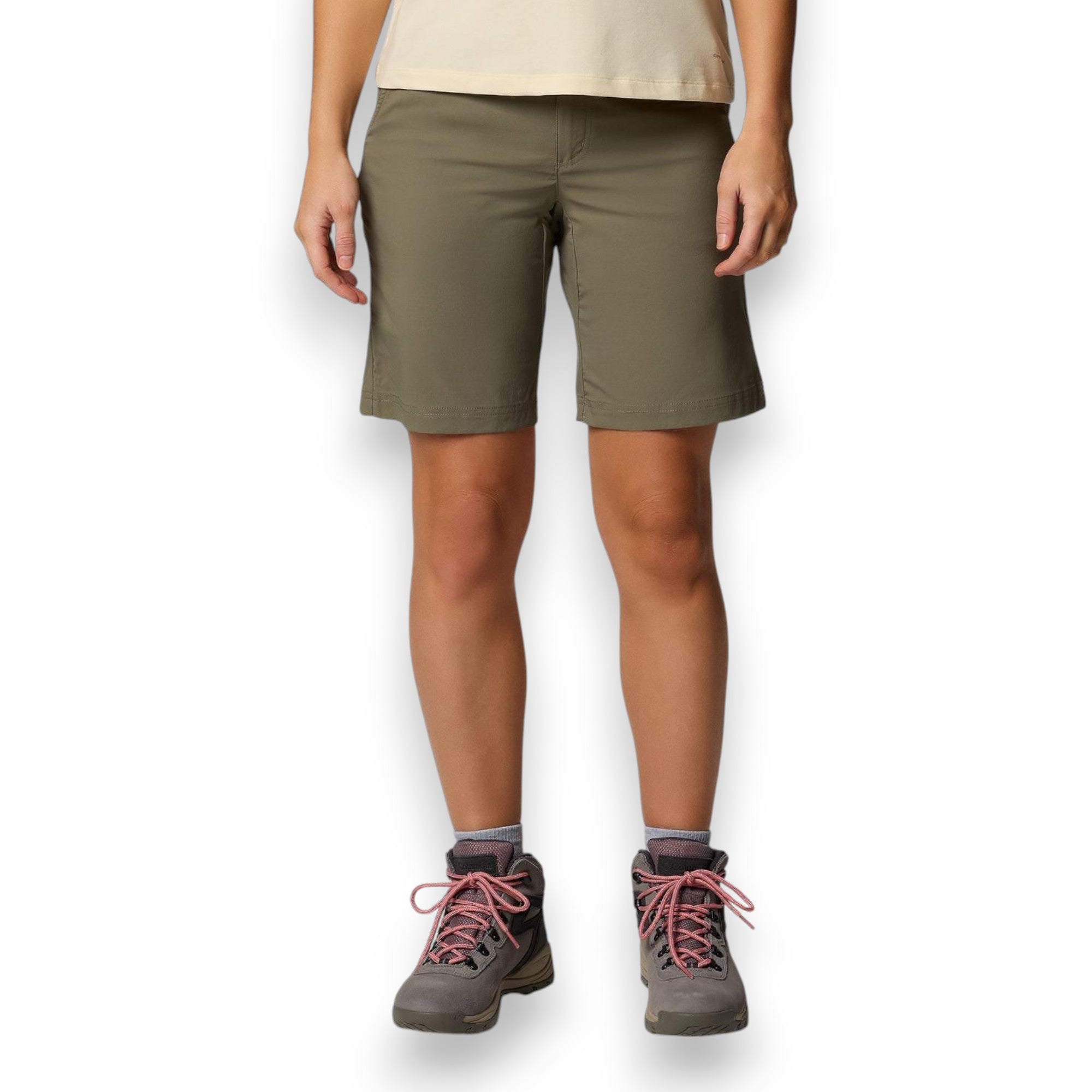 Columbia Women's Leslie Falls Long Short II Stone Green