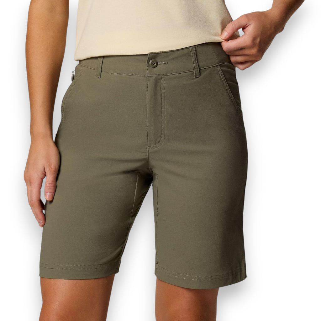 Columbia Women's Leslie Falls Long Short II Stone Green
