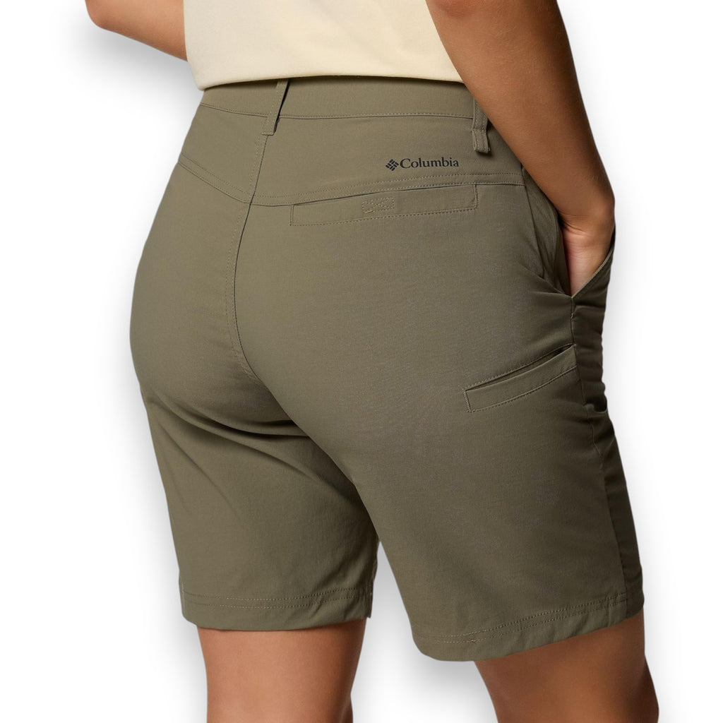 Columbia Women's Leslie Falls Long Short II Stone Green