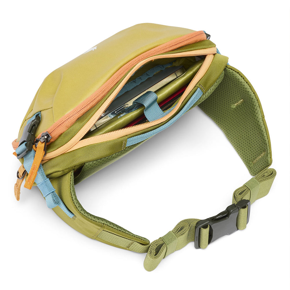 '- ["Accessori","Borse","Cotopaxi","Donna","PE25","Unisex","Uomo"] - Cotopaxi Allpa X 3L Hip Pack Lemongrass And Cedar - Lupis SRL
