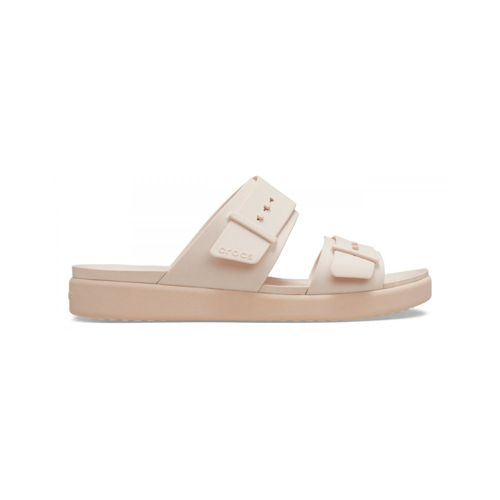 Crocs Women's Brooklyn Buckle Low Wedge Quartz 211215-QUAR