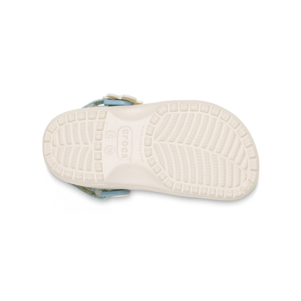 Crocs Ciabatta Toddler Cls Denim Clog Summit White 212512-SUWH