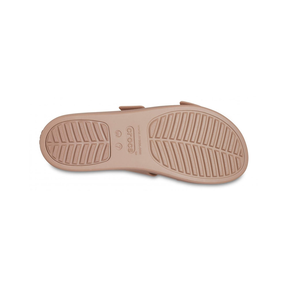 Crocs Ciabatte Donna Crocs Brooklyn Sandal Low Wedge Latte 207431-LATT