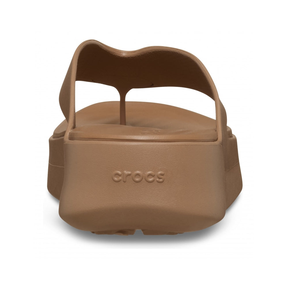 Crocs Infradito Donna Getaway Platform Flip Milk Chocolate 209410-MICH