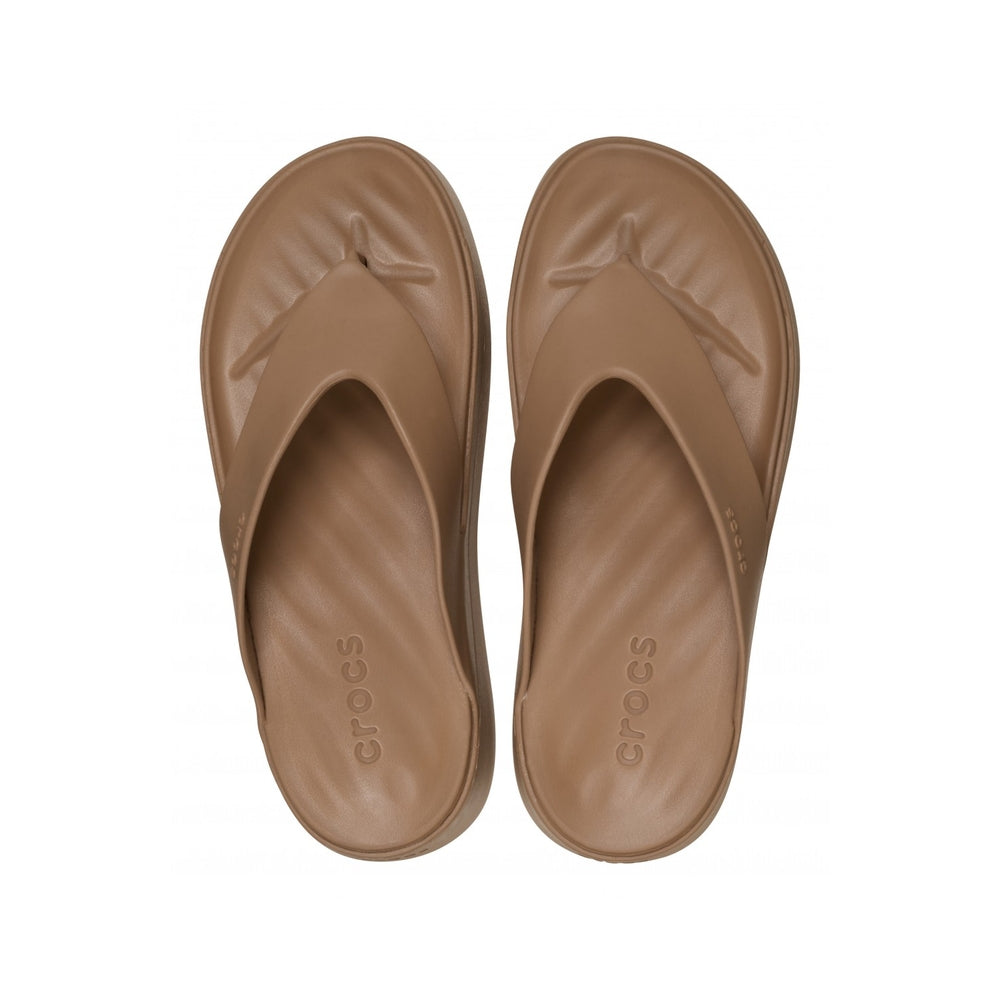 Crocs Infradito Donna Getaway Platform Flip Milk Chocolate 209410-MICH