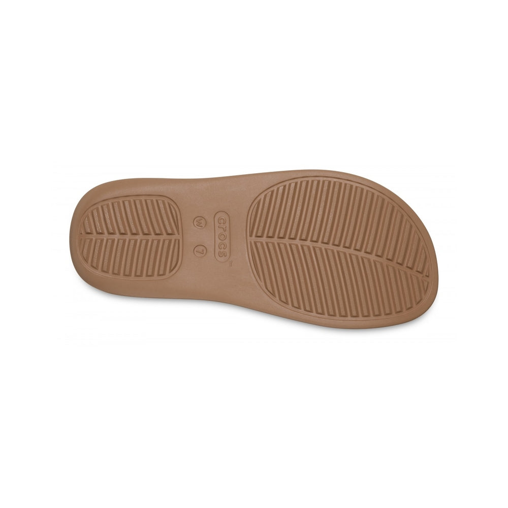 Crocs Infradito Donna Getaway Platform Flip Milk Chocolate 209410-MICH