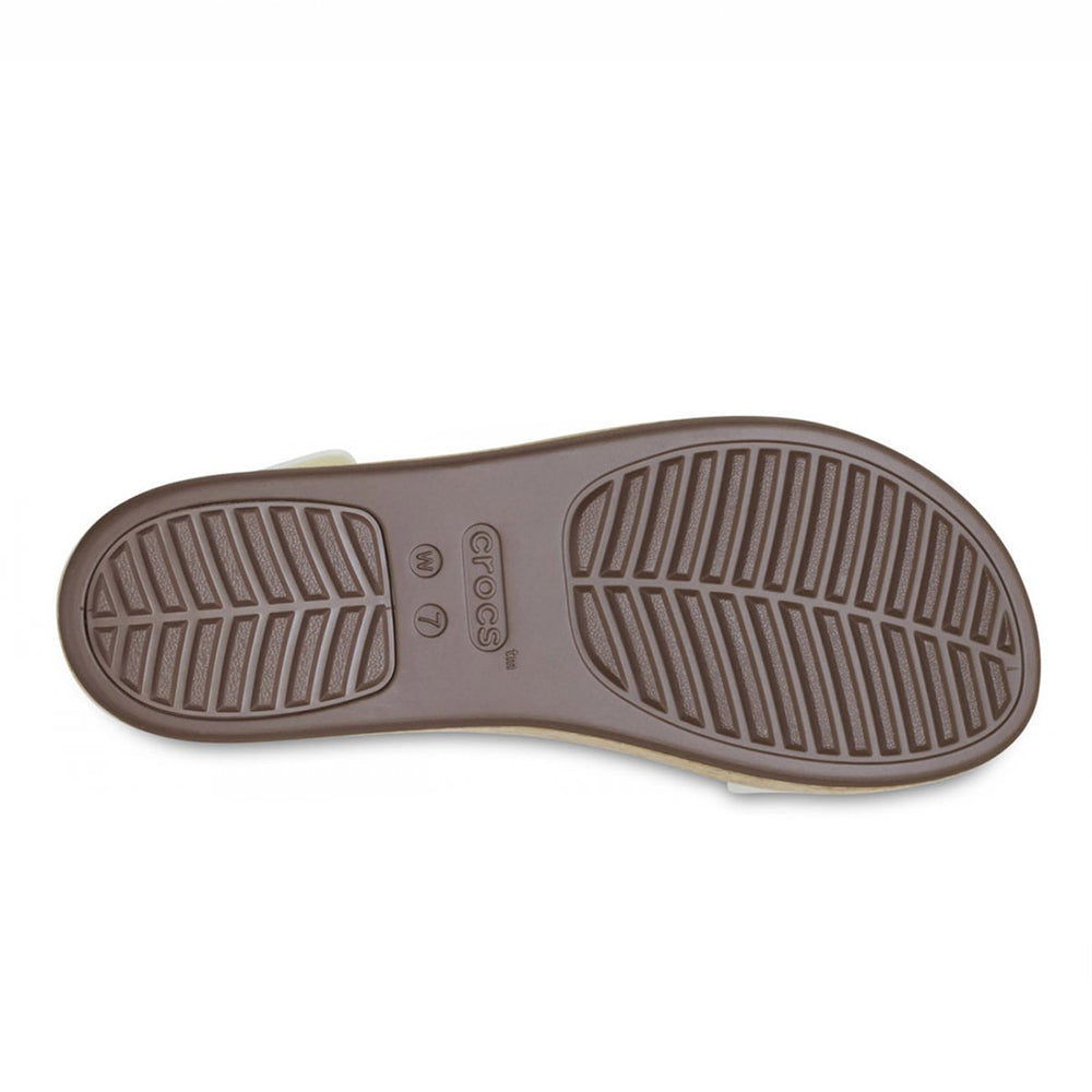 '- ["Crocs","Donna","PE25","Sandali","Sandali Eleganti","Scarpe"] - Crocs Brooklyn Cork Low Wedge W Chalk 211144-CHAL - Lupis SRL